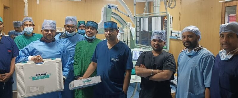 उत्तराखंड में पहली बार श्री महंत इन्दिरेश अस्पताल में सफल रोटारेक्स मेकेनिकल थ्रॉम्बेक्टॉमी