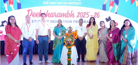 श्री गुरु राम राय विश्वविद्यालय में हुआ ज्ञानयात्रा का दीक्षारंभ