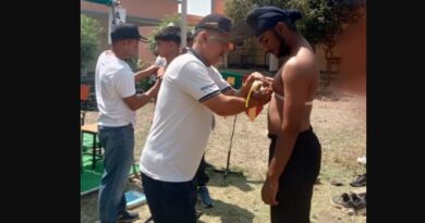 अग्निवीर भर्ती परीक्षा की तैयारी के लिए कैंप आयोजित